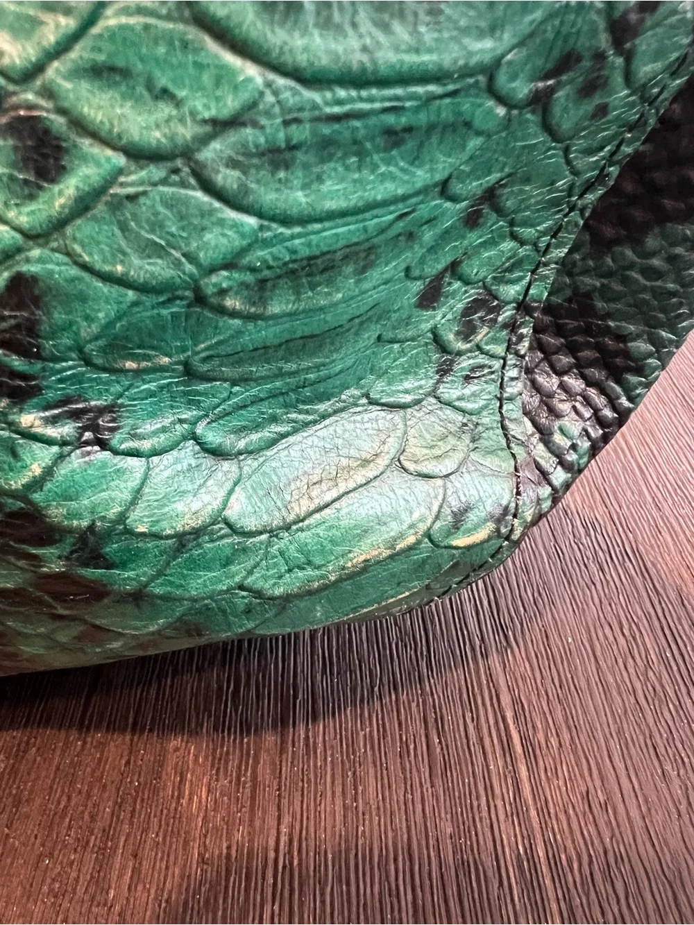 Coach TurnLock Snake Embossed Bag
